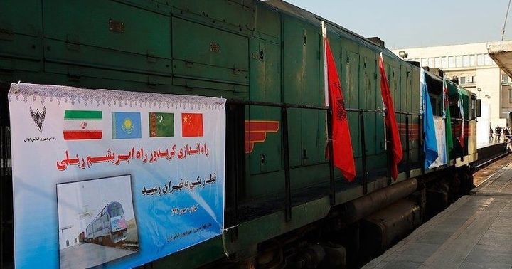 مسیر تجاری ریلی جدید بین چین و ایران راه اندازی شد