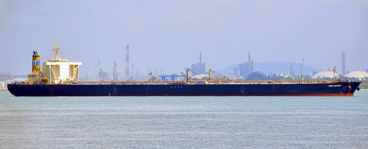 Image of Engen Management NV's crude oil tanker, the Hornet.